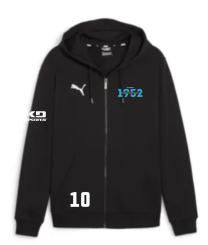 teamGOAL Casuals Hooded Jacket TSV Aufbau 1952 Heiligenstadt BLACK | M