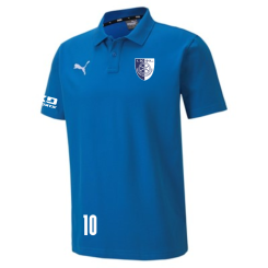 Puma-teamGOAL 23 Casuals Polo 1. SC 1911 HEILIGENSTADT Electric Blue Lemonade | L