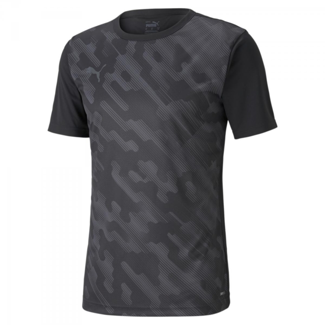 Puma-individualRISE Graphic Tee Puma Black-Asphalt | M