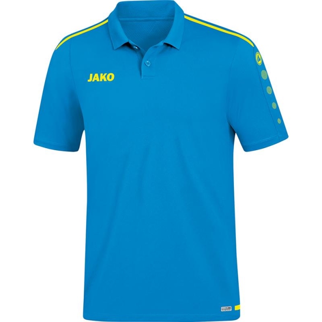 Polo Striker 2.0 JAKO blau/neongelb | XS