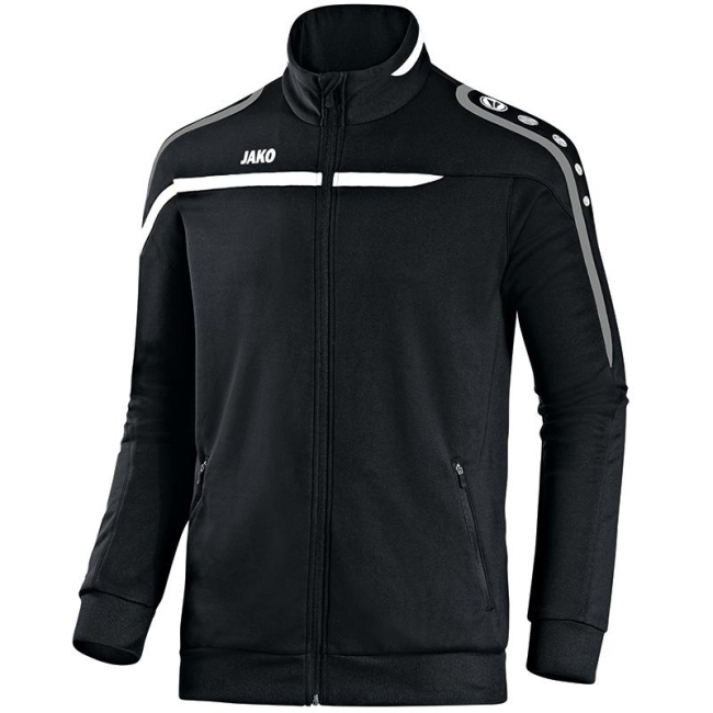 Trainingsjacke Performance schwarz/weiß/grau | M