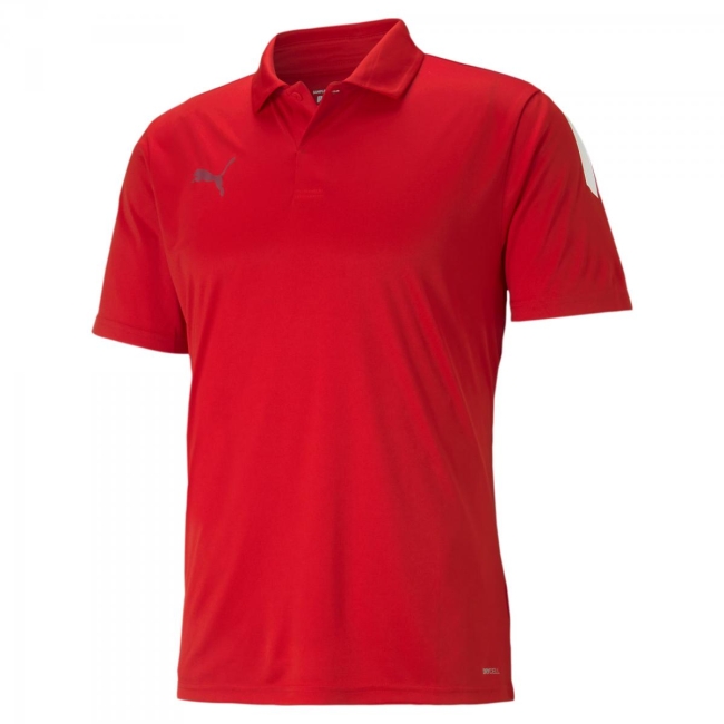 Puma-teamLIGA Sideline Polo Puma Red-Puma White | 3XL