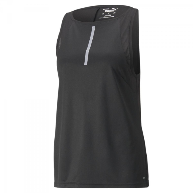 Puma-individualLIGA Women Tank To Puma Black-Harbor Mist | L