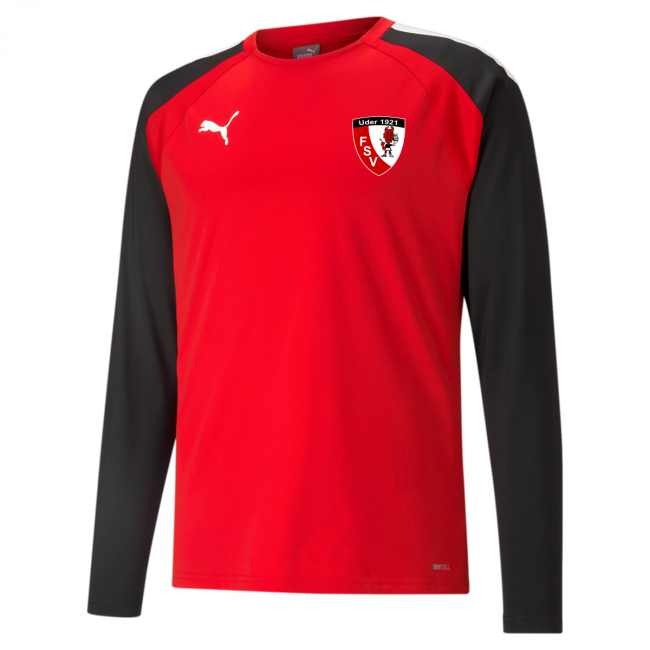 Puma-teamLIGA Training Sweat FSV Uder Puma Red-Puma Black | XL