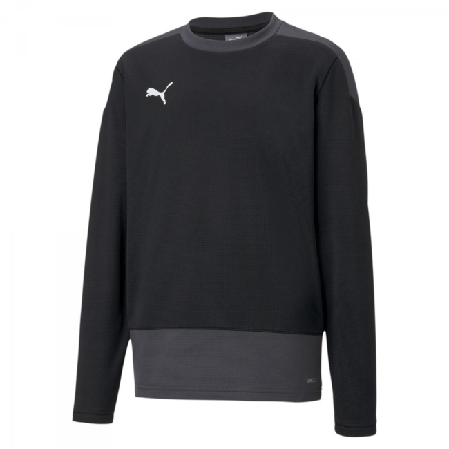 Puma-teamGOAL 23 TRG Sweat Jr Puma Black-Asphalt | 176