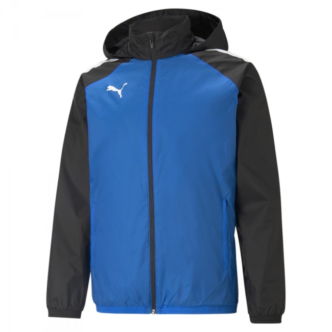 Puma-teamLIGA All Weather Jacket Electric Blue Lemonade | M