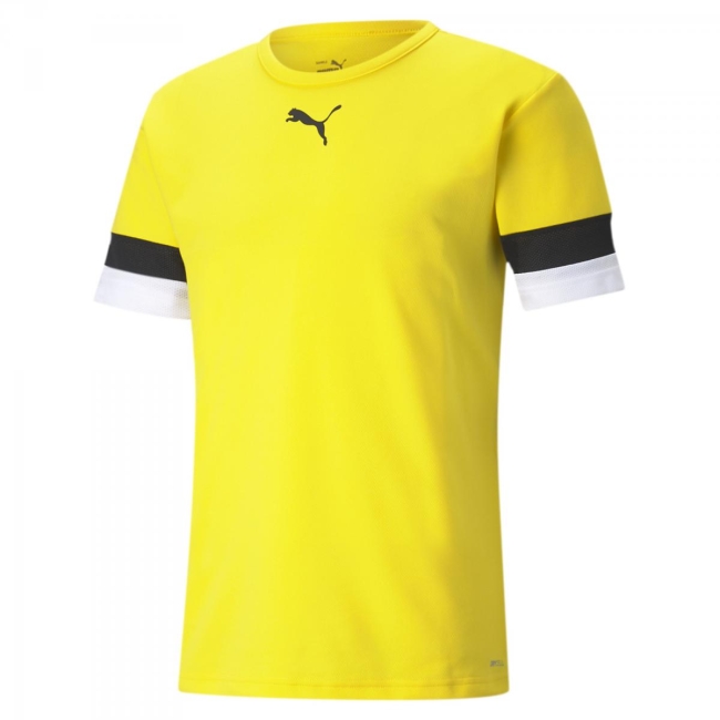 Puma-teamRISE Jersey Cyber Yellow-PumaBlack-White | L