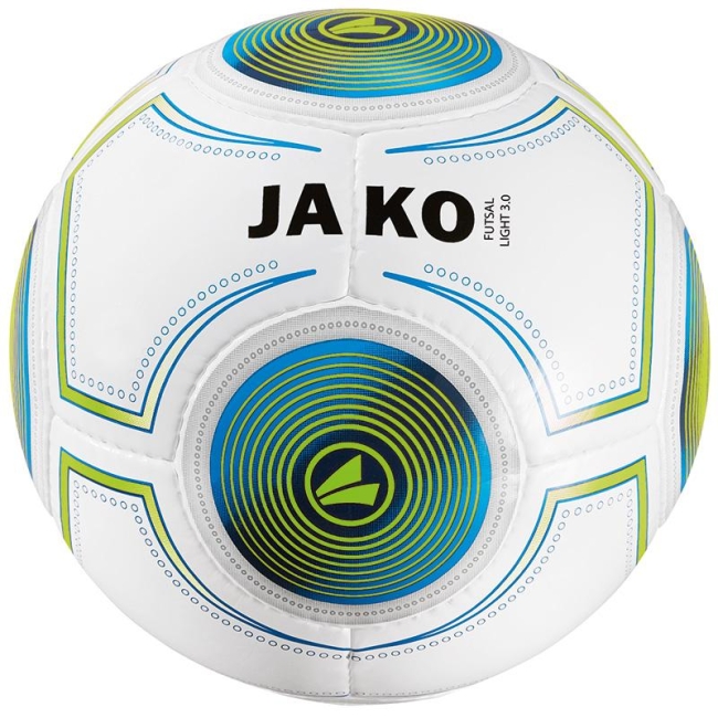 Ball Futsal Light 3.0 weiß/JAKO blau/neongrün-290g | 4