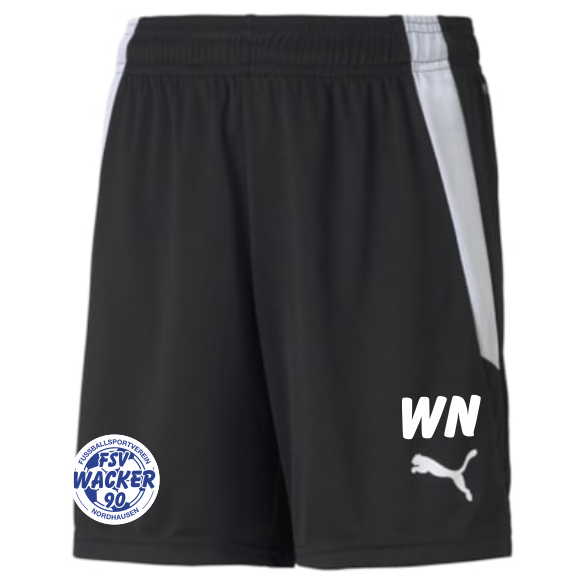 Puma-teamLIGA Shorts Jr FSV Wacker 90 Nordhausen Puma Black-Puma White | 164