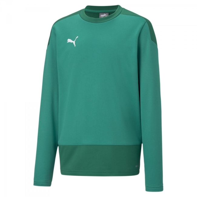 Puma-teamGOAL 23 TRG Sweat Jr Pepper Green-Power Green | 176