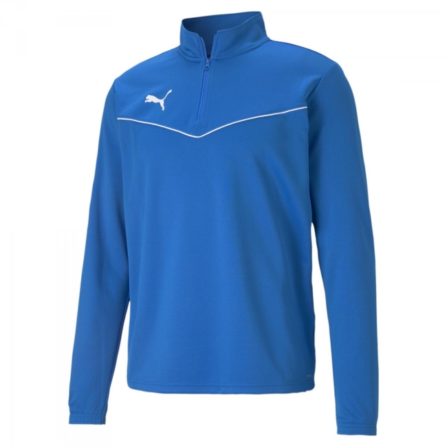 Puma-teamRISE 1/4 Zip Top Electric Blue Lemonade | 3XL