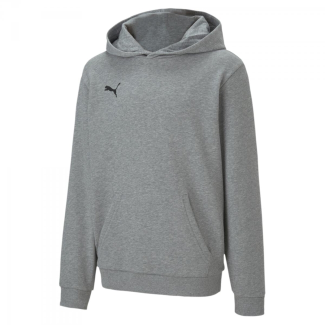 Puma-teamGOAL 23 Casuals Hoody Jr Medium Gray Heather | 176