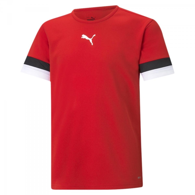 Puma-teamRISE Jersey Jr Puma Red-PumaBlack-PumaWhite | 164