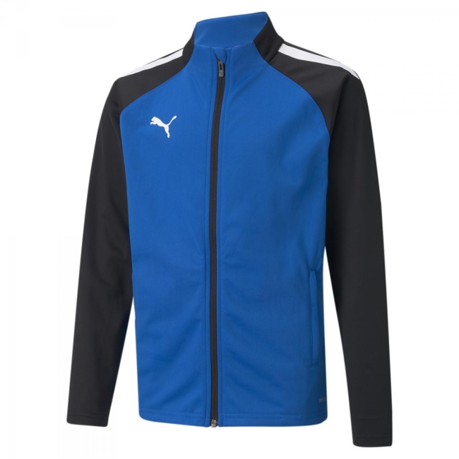 Puma-teamLIGA Training Jacket Jr Electric Blue Lemonade | 164