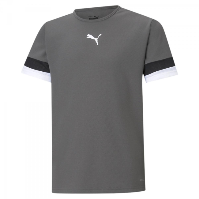 Puma-teamRISE Jersey Jr Smoked Pearl-Black-White | 164