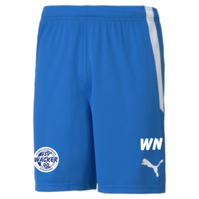 Puma-teamLIGA Shorts FSV Wacker 90 Nordhausen Electric Blue Lemonade | L