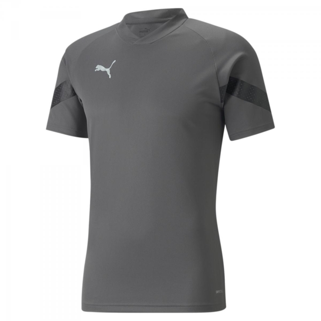 Puma-teamFINAL Training Jersey SmokedPearl-PumaBlack-Silver | XL