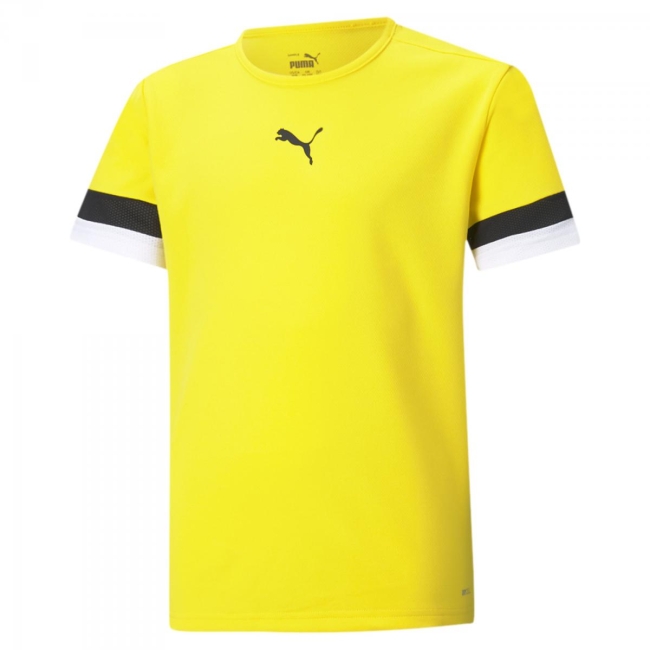 Puma-teamRISE Jersey Jr Cyber Yellow-PumaBlack-White | 152