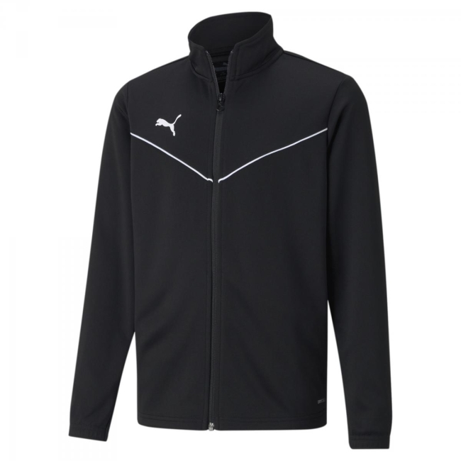 Puma-teamRISE Trg Poly Jacket Jr Puma Black-Puma White | 164