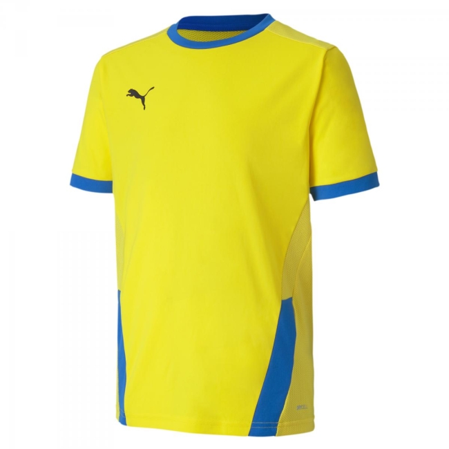 Puma-teamGOAL 23 Jersey jr Cyber Yellow-Electric Blue | 176