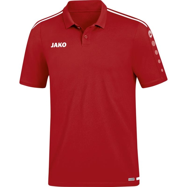 Polo Striker 2.0 chili rot/weiß | 4XL