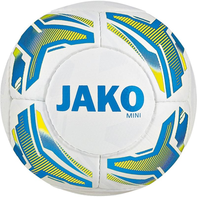 Miniball Striker 14 Panel weiß/JAKO blau/neongelb | 1