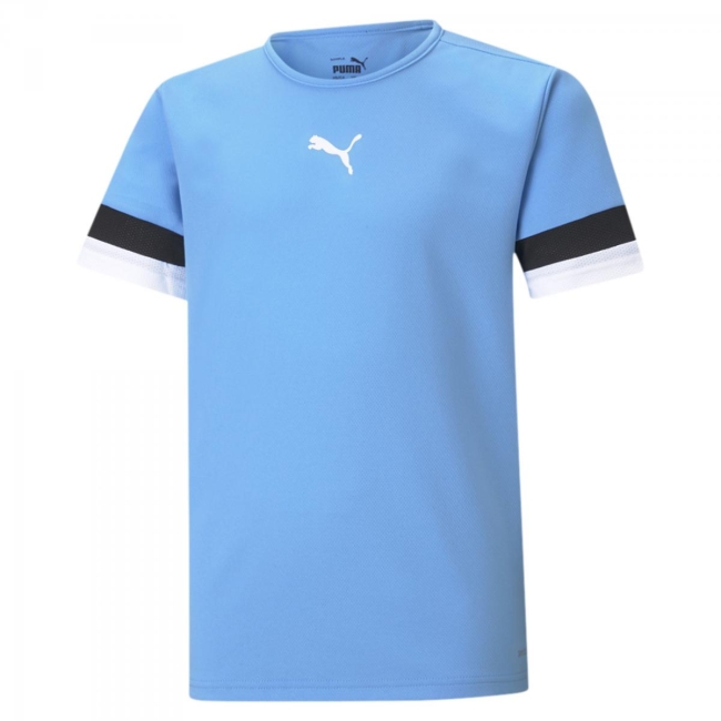 Puma-teamRISE Jersey Jr Team Light Blue-Black-White | 164