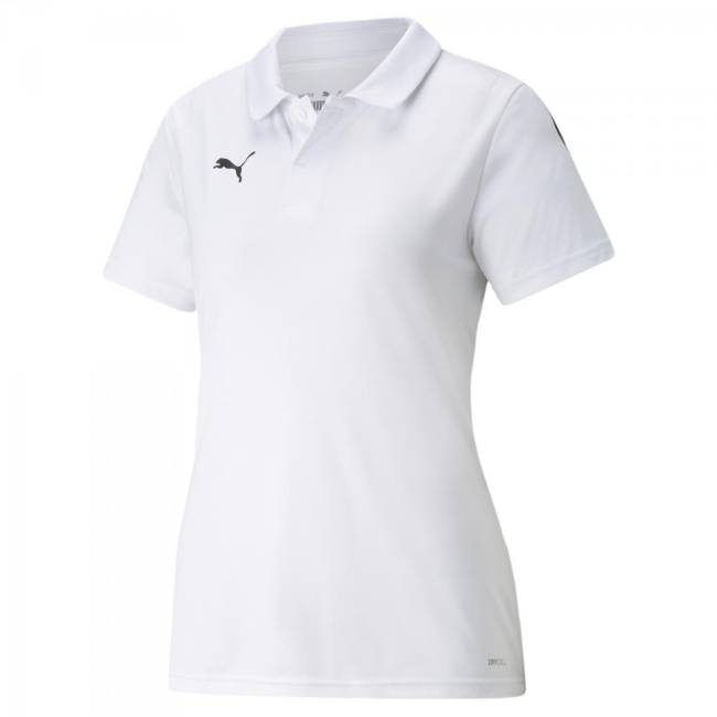 Puma-teamLIGA Sideline Polo W Puma White-Puma Black | L